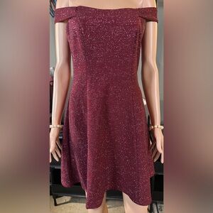 Burgundy Guess Dress
